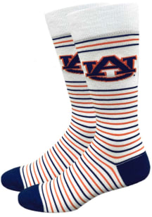Auburn Tigers Stripe Dress Mens Dress Socks