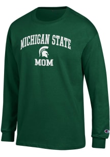 Champion Michigan State Spartans Green Mom Jersey Long Sleeve T Shirt