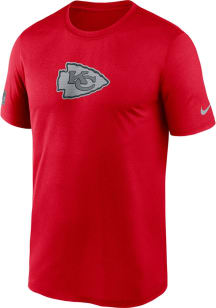 Nike Kansas City Chiefs Red Sideline Short Sleeve T Shirt