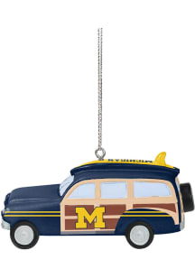 Michigan Wolverines Station Wagon Ornament -