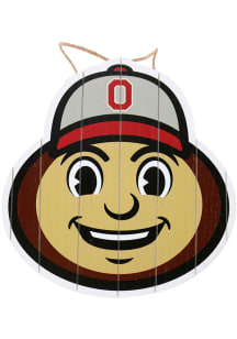 Forever Collectibles Ohio State Buckeyes Mascot Head Sign Sign - Red