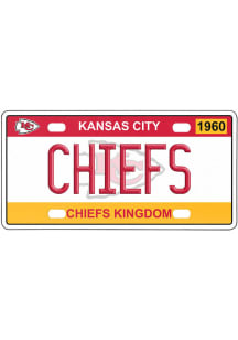 Forever Collectibles Kansas City Chiefs Team Logo Graphic Sign - Red