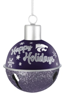 K-State Wildcats oversized bell Ornament - Purple