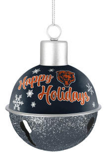 Chicago Bears oversized bell Ornament - Navy Blue