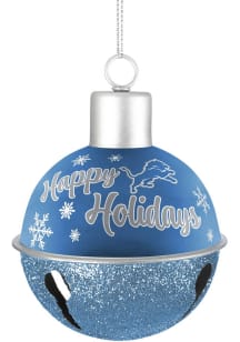 Detroit Lions oversized bell Ornament - Blue