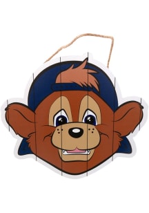 Forever Collectibles Chicago Cubs Mascot Head Sign Sign - Blue