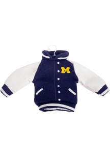 Michigan Wolverines Varsity Jacket Ornament - Yellow