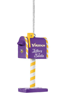 Minnesota Vikings Vikings Mailbox Ornament - Purple