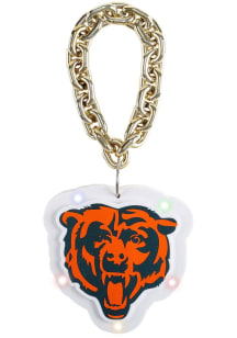 Chicago Bears Big Logo Light Up Chain Ornament - Navy Blue