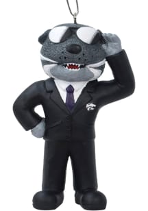 K-State Wildcats Secret Service Ornament - Purple
