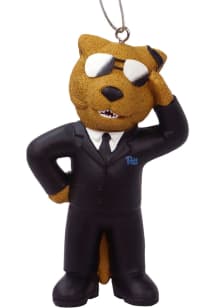 Pitt Panthers Secret Service Ornament - Gold
