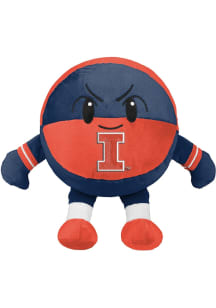Illinois Fighting Illini Forever Collectibles  10 Inch Basketball Face Plush - Orange