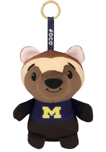 Michigan Wolverines 4inch Teamie Beanie Keychain - Green