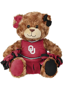 Oklahoma Sooners 10 Inch Teddy Bear Cheerleader Bear Plush