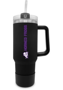 TCU Horned Frogs 40 oz Stainless Steel Tumbler - Black