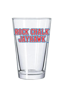 Kansas Jayhawks Rock Chalk Pint Glass