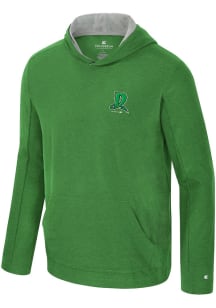 Colosseum Dayton Dragons Mens Green Leto Long Sleeve Lightweight Hoodie
