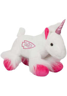 Kansas City Chiefs Forever Collectibles  9.5 Inch Unicorn Plush - White