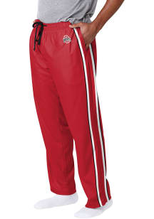 Forever Collectibles Ohio State Buckeyes Mens Red Helmet Stripe Sleep Pants
