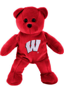 Wisconsin Badgers Forever Collectibles  Solid Color Bear Plush - Red
