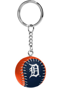 Detroit Tigers 2 Inch Ball Keychain - Navy Blue