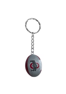 Ohio State Buckeyes 2 Inch Ball Keychain - Red
