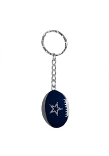 Dallas Cowboys 2 Inch Ball Keychain - Navy Blue