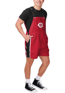 Forever Collectibles Cincinnati Reds Mens Red Solid Big Logo Overalls