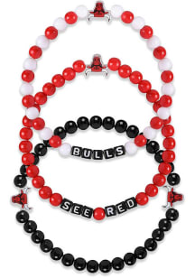 Chicago Bulls Bulls 3 Pack Team Mens Bracelet