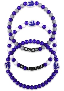 K-State Wildcats Wildcats 3 Pack Team Mens Bracelet