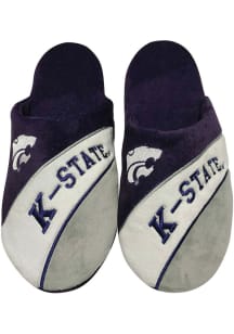 K-State Wildcats Action Curve Wordmark Mens Slippers