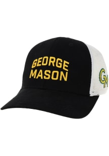 Legacy George Mason University Mid-Pro Snap Trucker Adjustable Hat - Black