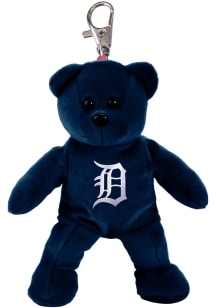 Detroit Tigers 4 Inch Bear Keychain - Navy Blue