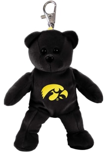 Iowa Hawkeyes 4 Inch Bear Keychain - Black