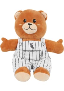 Chicago White Sox 12 Inch Pinstripe Overall Bear Bear Plush
