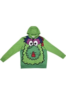 Phillie Phanatic  Forever Collectibles Philadelphia Phillies Mens Green Mascot Hood