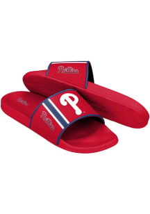 Philadelphia Phillies Stripe Molded Mens Slides