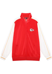 Forever Collectibles Kansas City Chiefs Mens Red Two Tone Velour Long Sleeve Zip Fashion