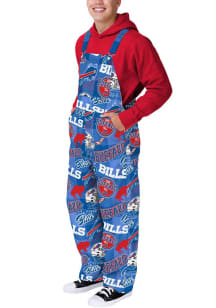 Forever Collectibles Buffalo Bills Mens Blue Repeat Logo Overalls