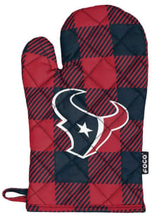 Houston Texans Buffalo Plaid BBQ Grill Mitt