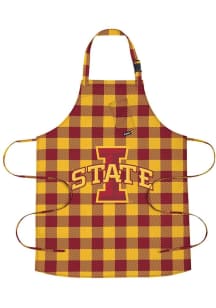 Iowa State Cyclones Buffalo Plaid BBQ Apron