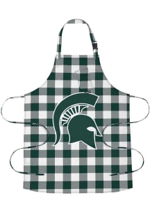 Michigan State Spartans Buffalo Plaid BBQ Apron