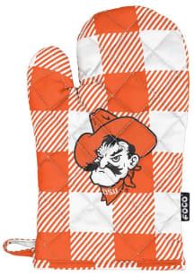Oklahoma State Cowboys Buffalo Plaid BBQ Grill Mitt