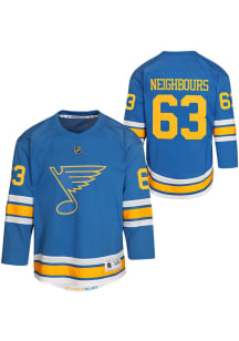 Jake Neighbours  St Louis Blues Youth Blue Home Replica Hockey Jersey