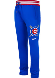 Pro Standard Chicago Cubs Mens Blue Mash Up Retro Fashion Sweatpants