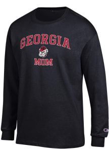 Champion Georgia Bulldogs Black Mom Jersey Long Sleeve T Shirt