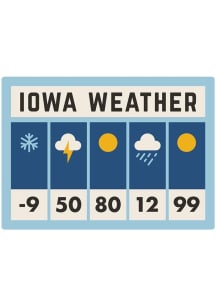 Iowa 3 inch - 4 inch in size Stickers - Blue