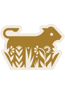 Midwest 3 inch x 4 inch in size Stickers - Brown