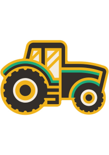 Midwest 3 inch - 4 inch in size Style Stickers - Yellow