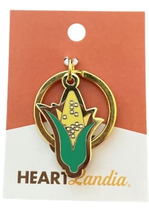Corn 1 inch diameter Keychain - Yellow